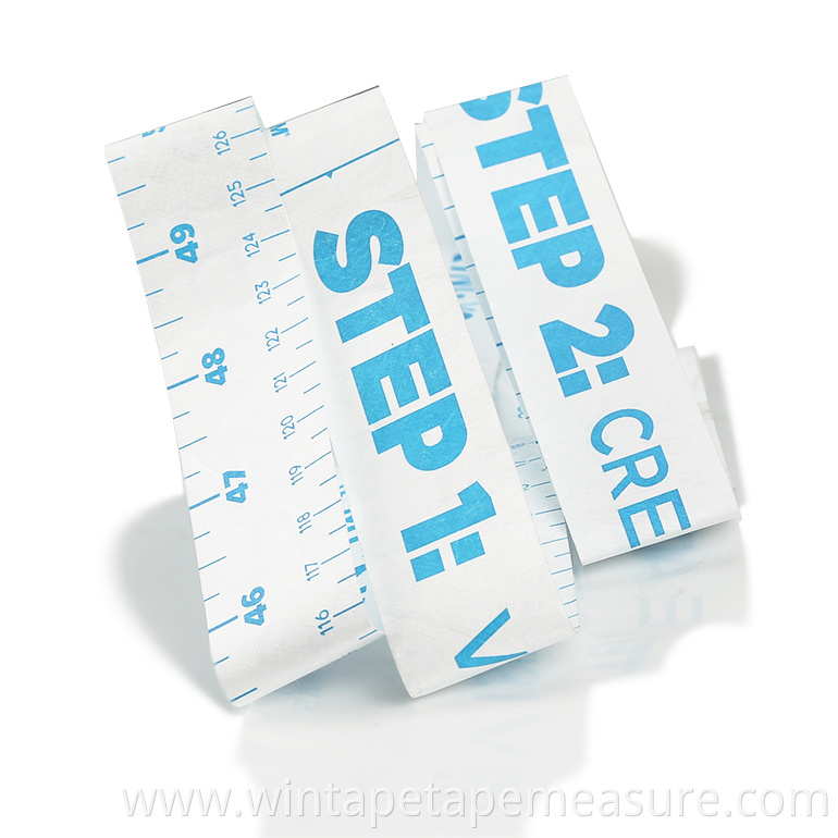 Eco-friendly custom printable meter paper tape measure for baby hospital